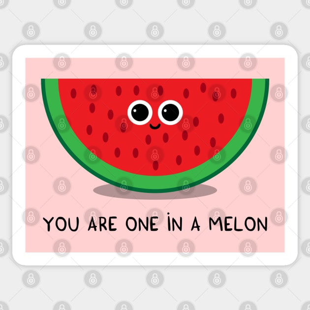 You are one in a MELON Sticker by adrianserghie